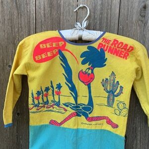 Vintage 1960s Road Runner Costume 3 yr